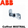 Serrure à clé pour coffret ABB Mistral 41F encastré