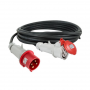 Rallonge triphasée 3P+T 63A 4x16mm² 380V étanche IP67