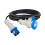 Rallonge CEE P17 2P+T 63A 3x16mm² étanche IP67