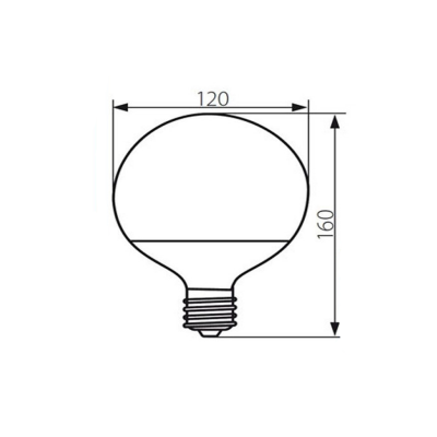 Ampoule LED E27 16W 3000K 1520lm 15,000h equ. 100w Kanlux