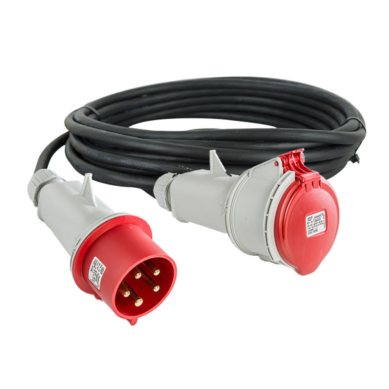 Rallonge triphasé + neutre 32A 3P+N+T 380V - Cable HO7RNF 5x6mm² Rallonge triphasé + neutre 32A 3P+N+T 380V - Cable HO7RNF 5x6mm²