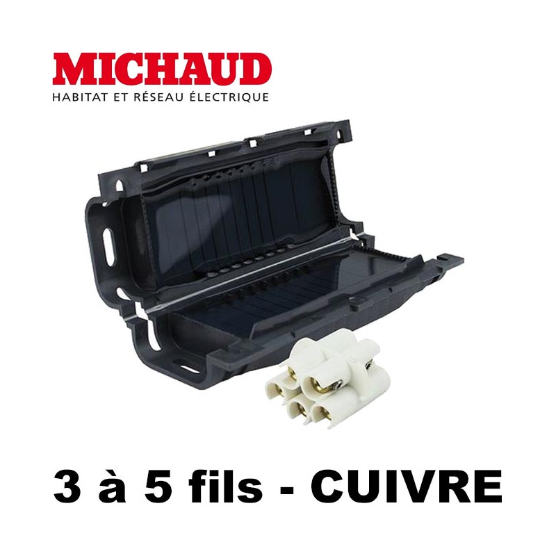 Boite de jonction GEL avec connecteurs - Michaud Quick Gel Michaud Boite de jonction GEL avec connecteurs - Michaud Quick Gel Michaud