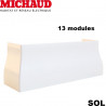 Jonction sol Goulotte GTL 13 modules MICHAUD Michaud