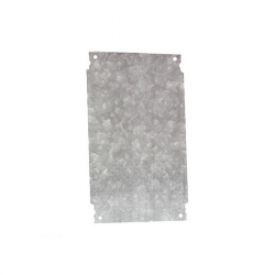 Plaque en acier galvanisé pour coffret polyester IDE IDE