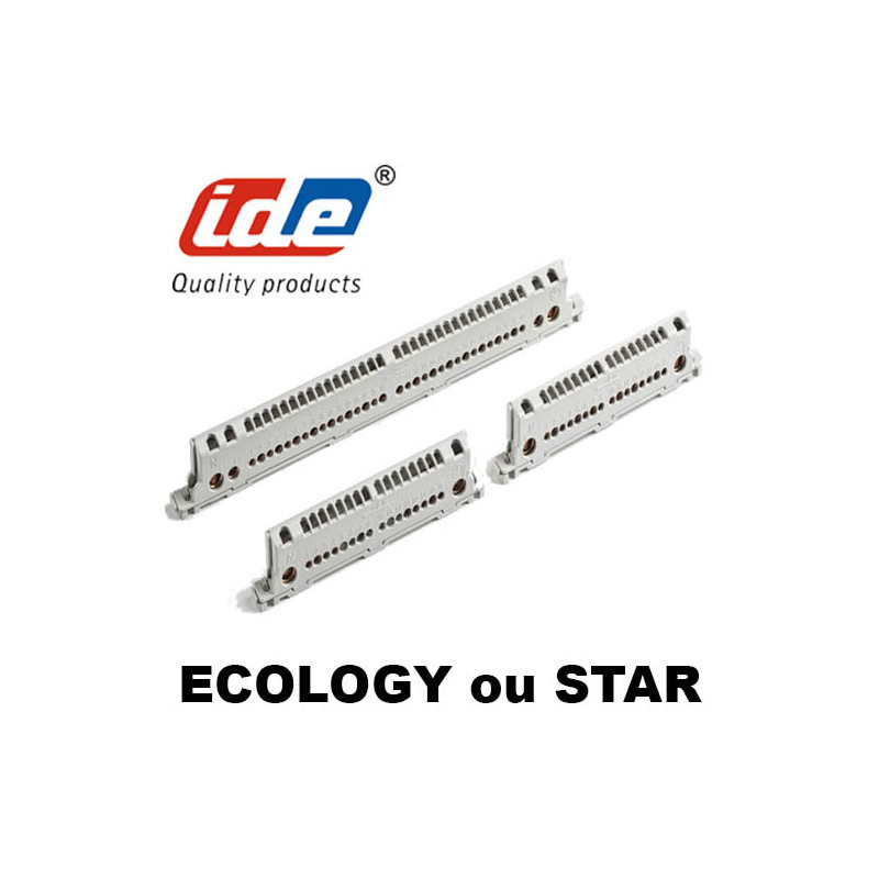 Bornier de terre pour coffret étanche IDE ECOLOGY ou STAR IDE Bornier de terre pour coffret étanche IDE ECOLOGY ou STAR IDE
