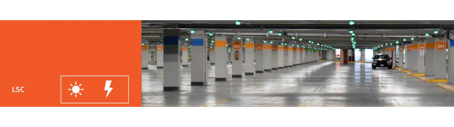 LUXSOL : éclairage de sécurité au sol des parkings couverts