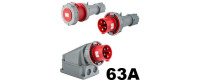 Prise industrielle 63A triphasé, tétra ou mono - Prise 63A hypra