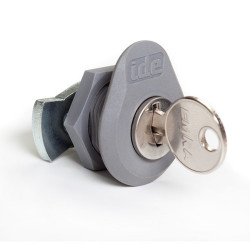 Serrure avec barillet et clé pour coffret électrique pas cher