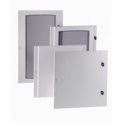 Porte pour armoire et coffret électrique