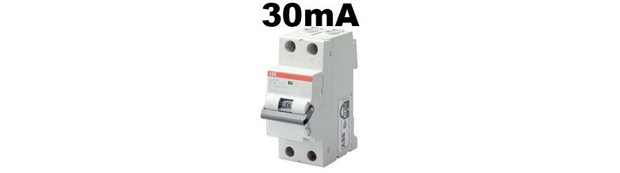 Disjoncteur différentiel et disjoncteur 30mA à 28,35€
