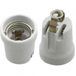 Douille électrique pour ampoule E27, GU10 - Douille ampoule à 0,80€