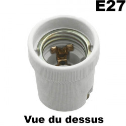 Douille E27 certifié NF pour ampoule à culot E27 à visser à 0,60€