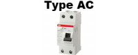 Interrupteur différentiel 63A type AC