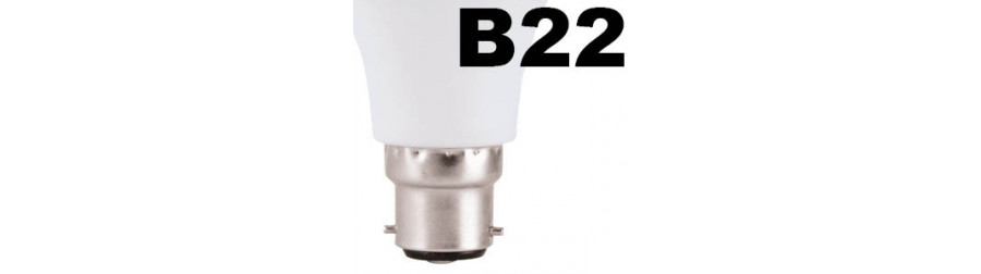 Ampoule led baïonnette culot B22 à 2€