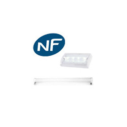 Luminaire sur source centralisée & blocs secours NF pour bâtiments ERP