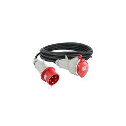Rallonge électrique étanche tétrapolaire 5 broches, 16A, 32A ou 63A