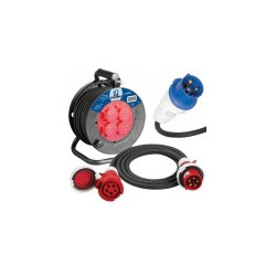 Rallonge électrique, enrouleur électrique H05VV-F / H07RN-F, protection thermique