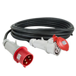 Rallonge électrique industrielle pré-câblé - triphasé 3P+T dès 51€ HT