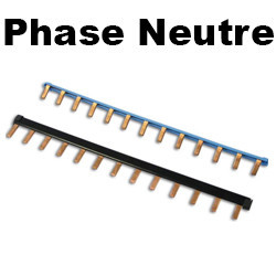 Peigne d'alimentation Phase neutre pour câblage rapide LIVRÉ en 24H