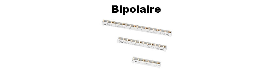 Peigne bipolaire 2P pour disjoncteurs ou inter diff LIVRÉ en 24H
