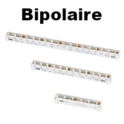 Peigne bipolaire 2P pour disjoncteurs ou inter diff LIVRÉ en 24H