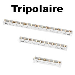 Peigne d'alimentation triphasé 3P sans neutre livrable en 24H