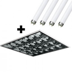 Luminaire et plafonnier encastrable à LED, ampoule ou tubes
