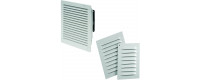Solutions de ventilation : grille, tamis et ventilateur d'armoire électrique