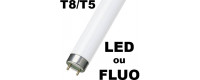 Tube fluorescent: tube fluo T8 et T5 à 1,35€ HT