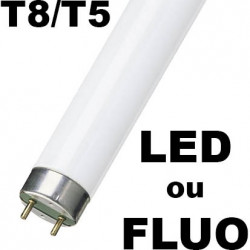 Tube fluorescent: tube fluo T8 et T5 à 1,35€ HT