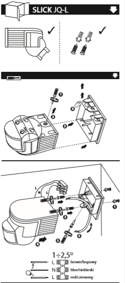 decomposition du detecteur de mouvement