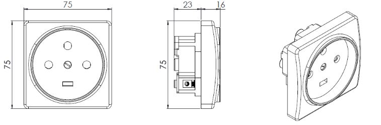 socle-prise-courant-20a-encastrable-dimensions