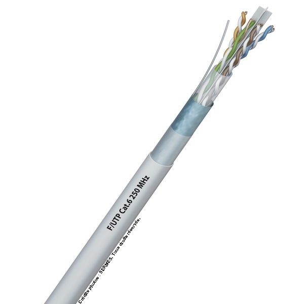 couronne cable informatique FUTP 4P CAT.6 SH 250MHz