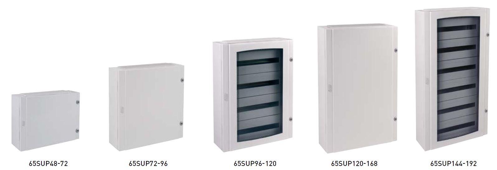 Les différentes versions de l'armoire électrique étanche Atlantic IP65